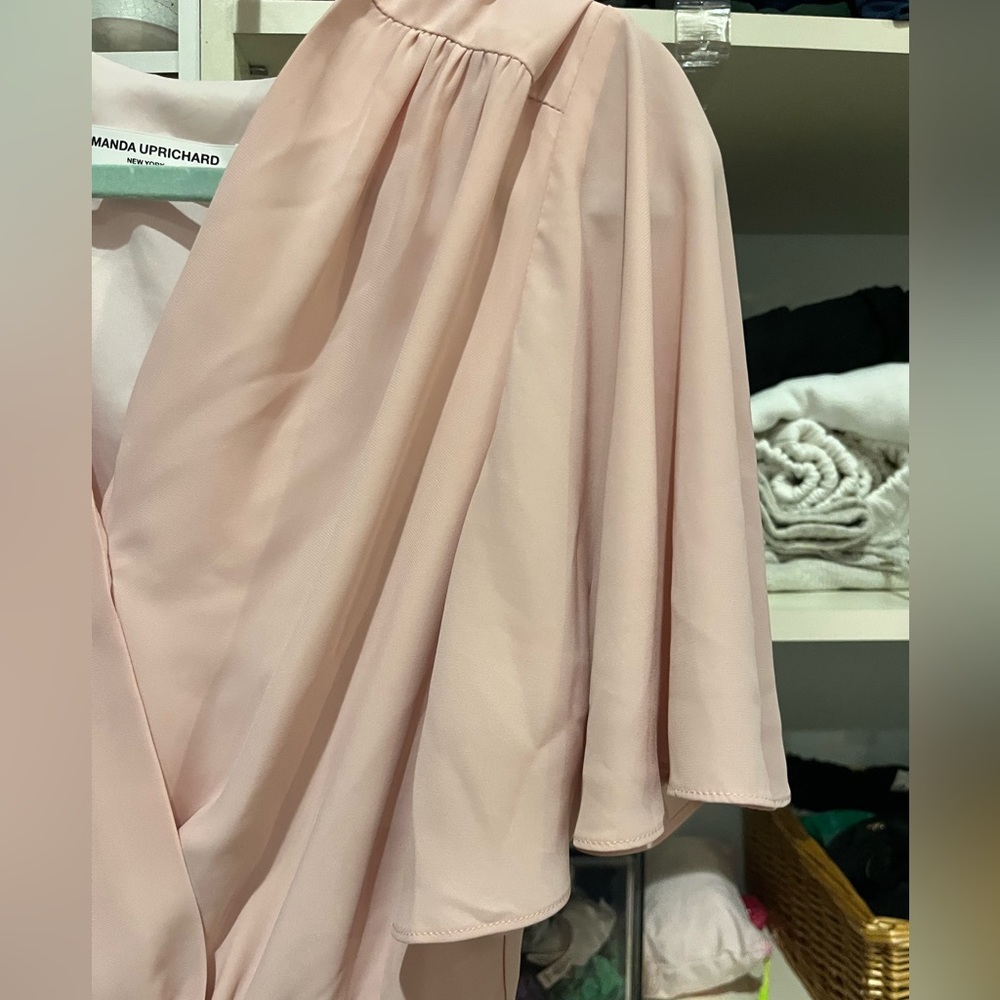 PINK AMANDA UPRICHARD RUFFLE DRESS - Picture 7 of 7
